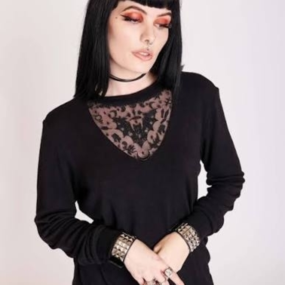Midnight Hour Pullover Bat Sweater